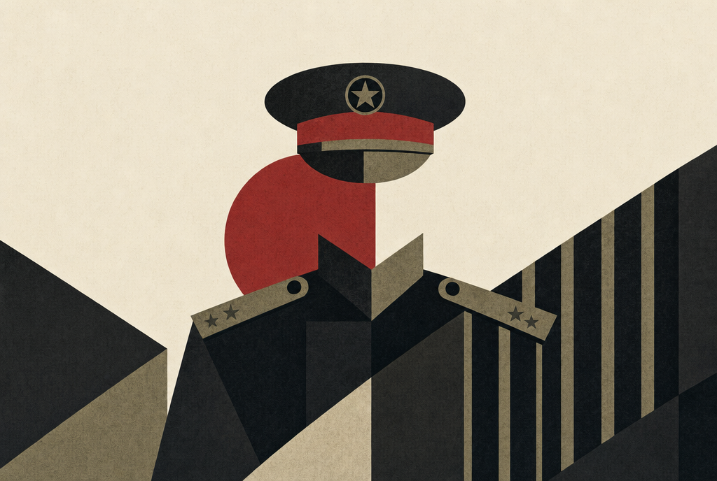 Abstract editorial illustration