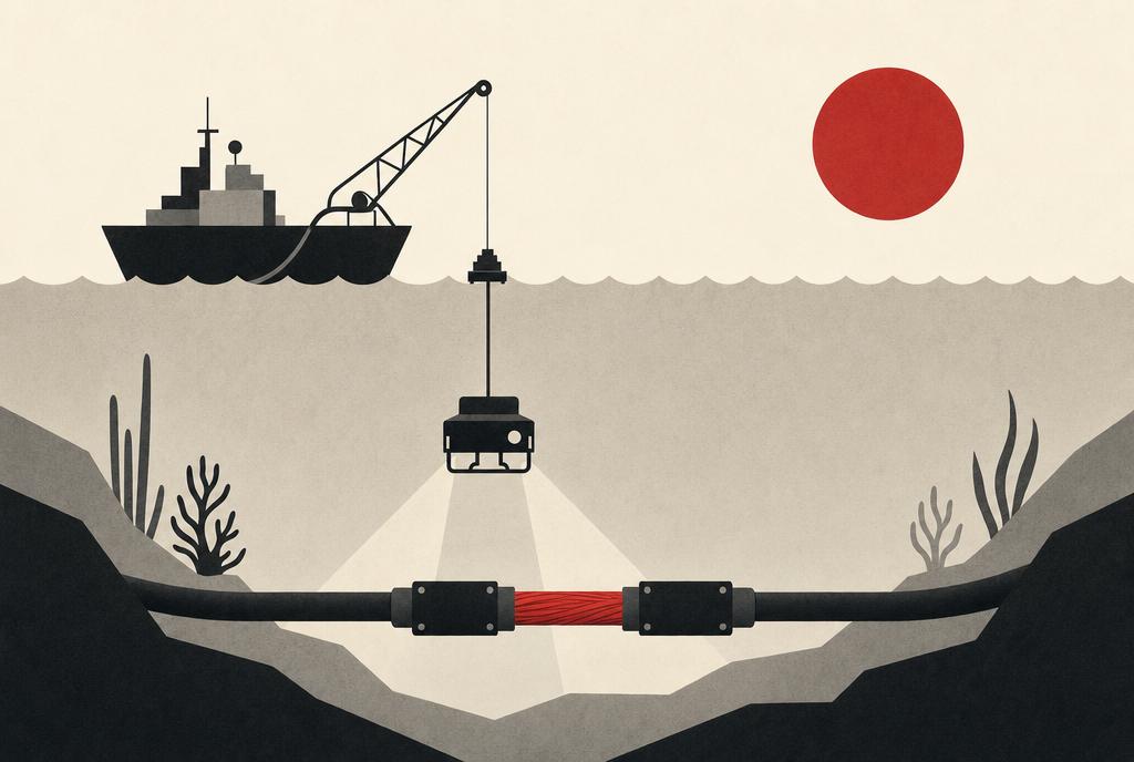 Abstract editorial illustration