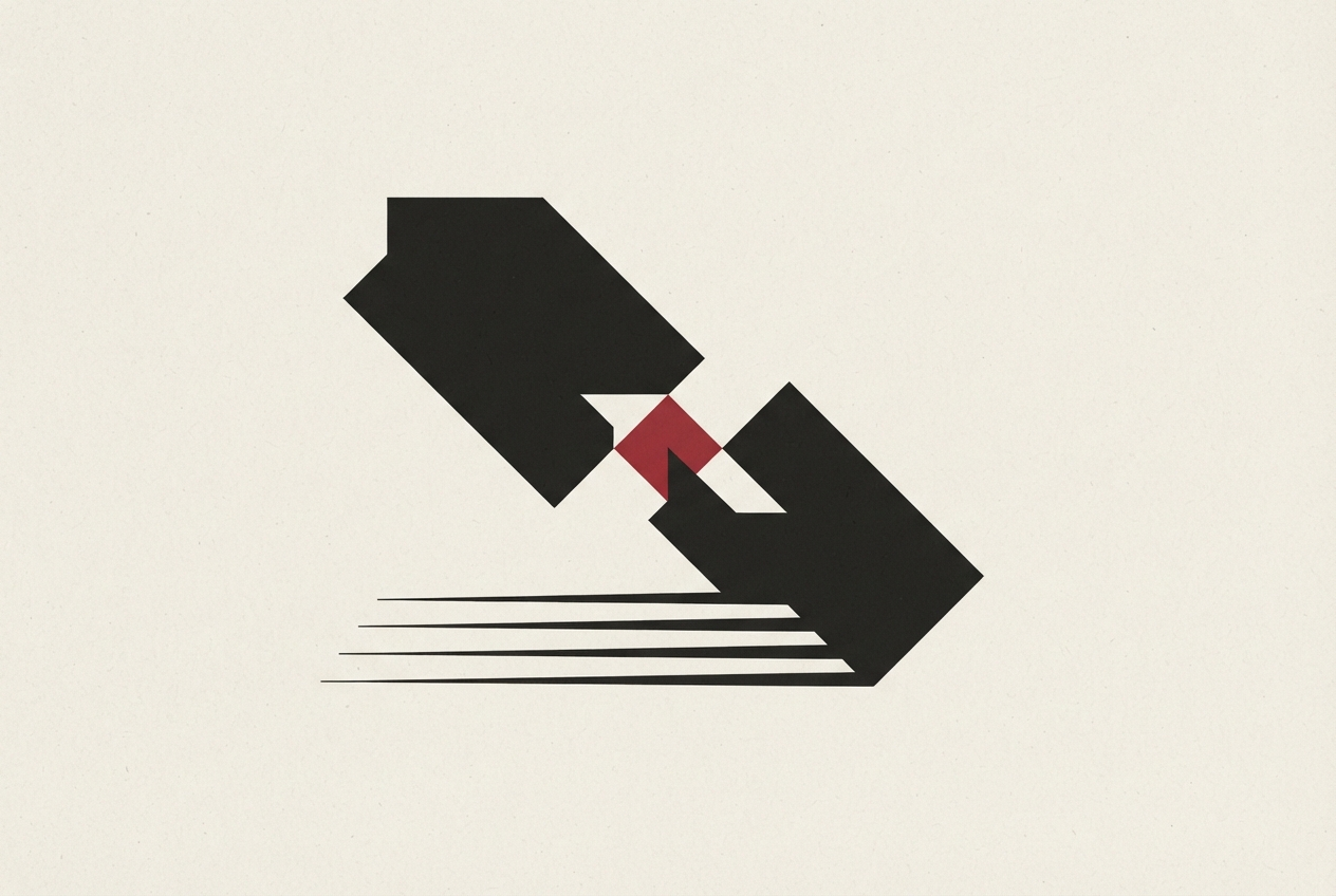 Abstract editorial illustration
