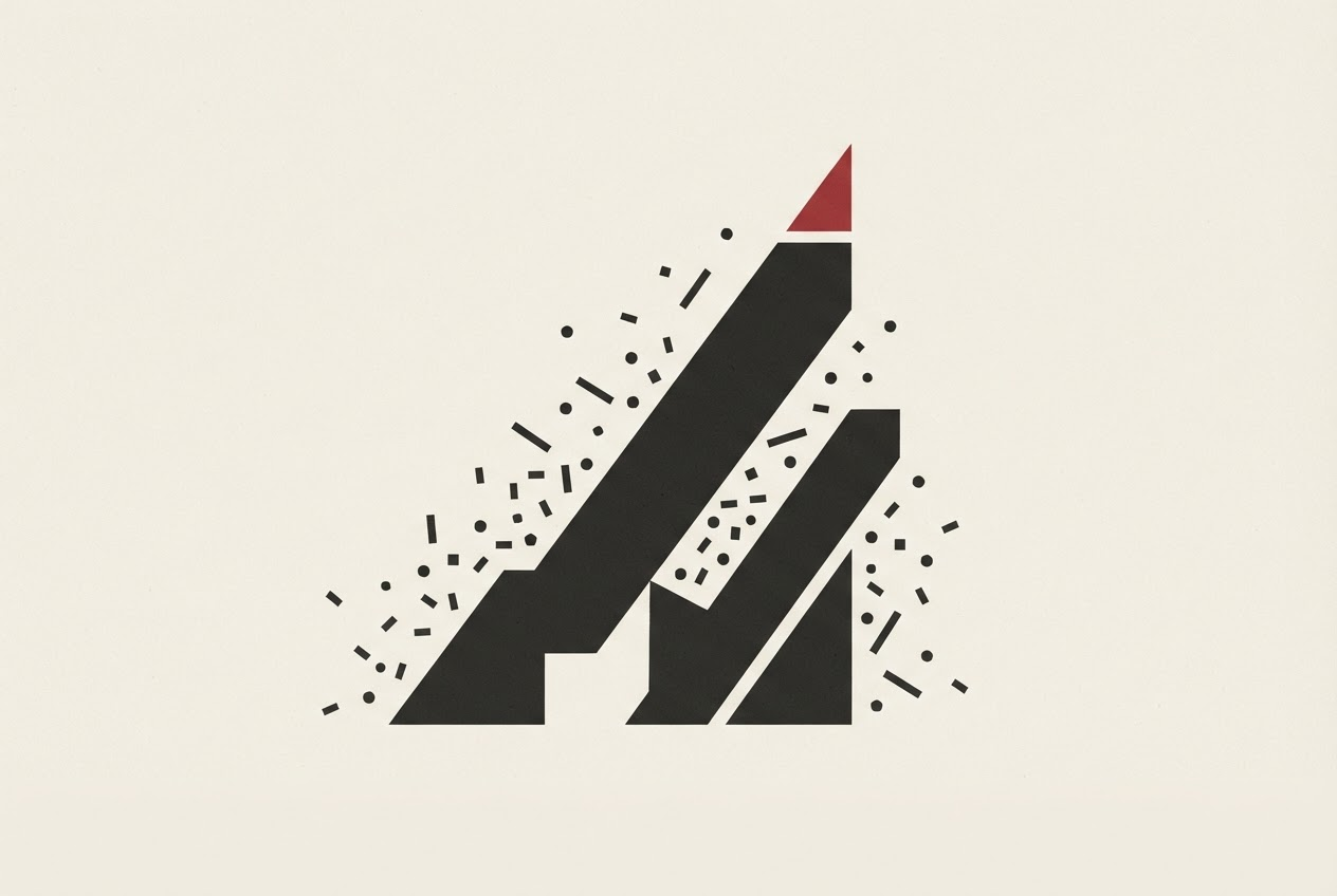 Abstract editorial illustration