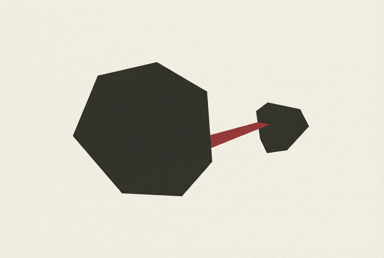 Abstract editorial illustration