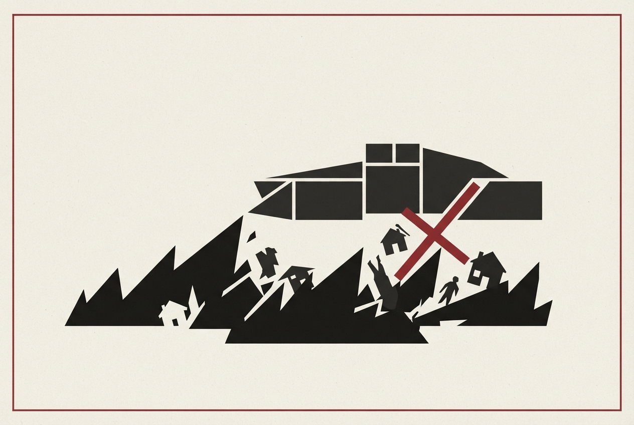 Abstract editorial illustration
