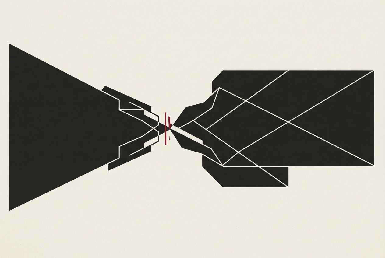 Abstract editorial illustration