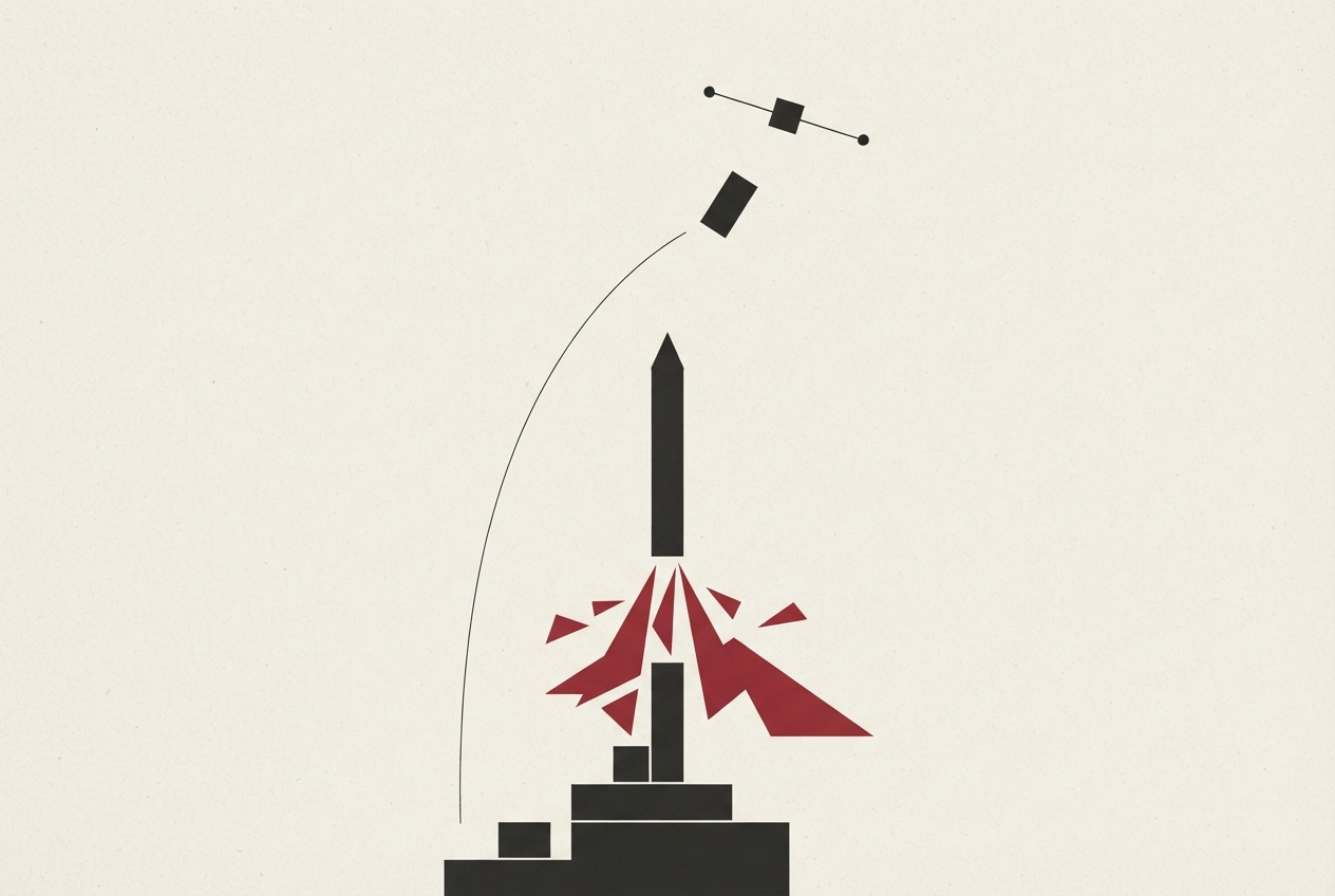 Abstract editorial illustration
