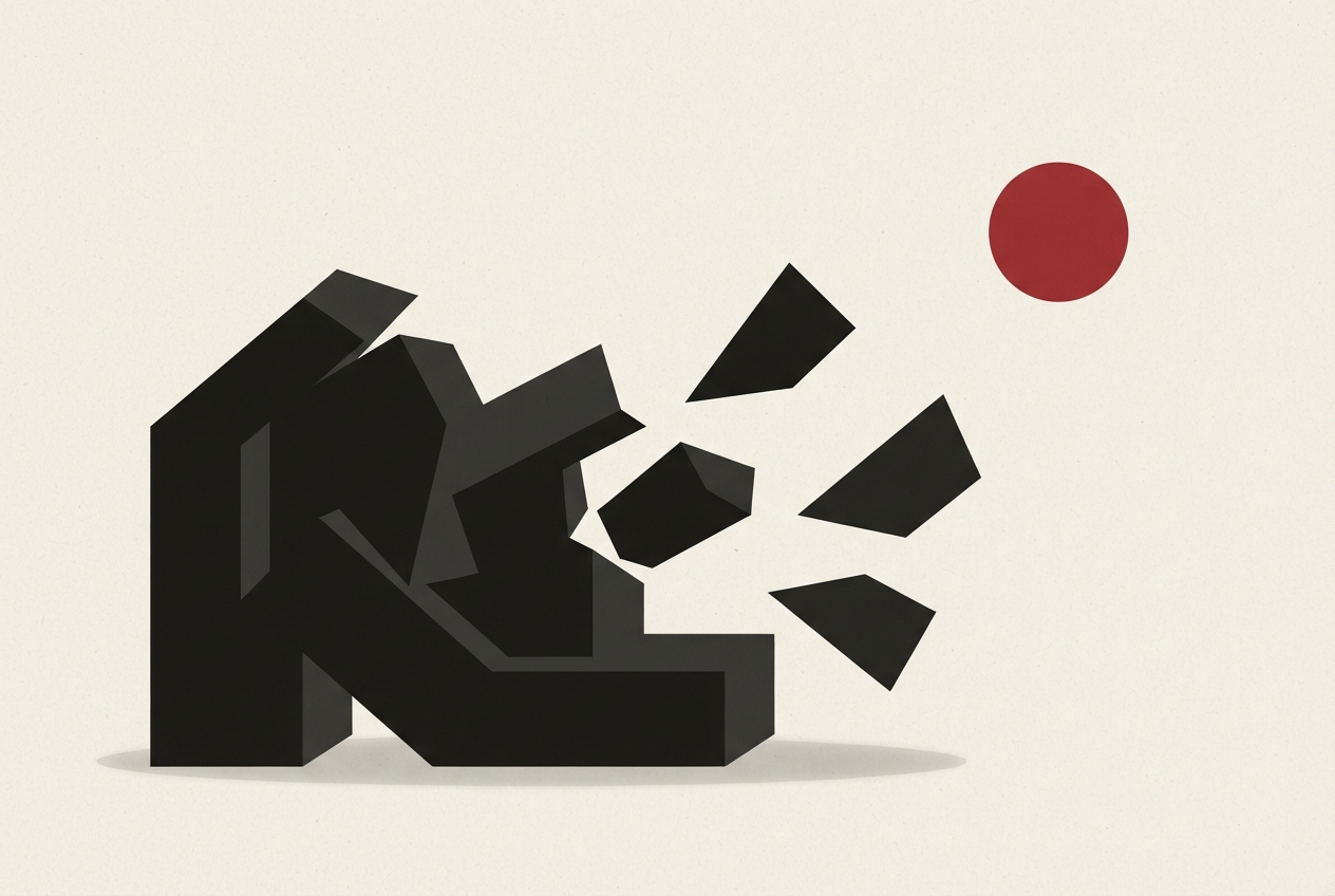 Abstract editorial illustration
