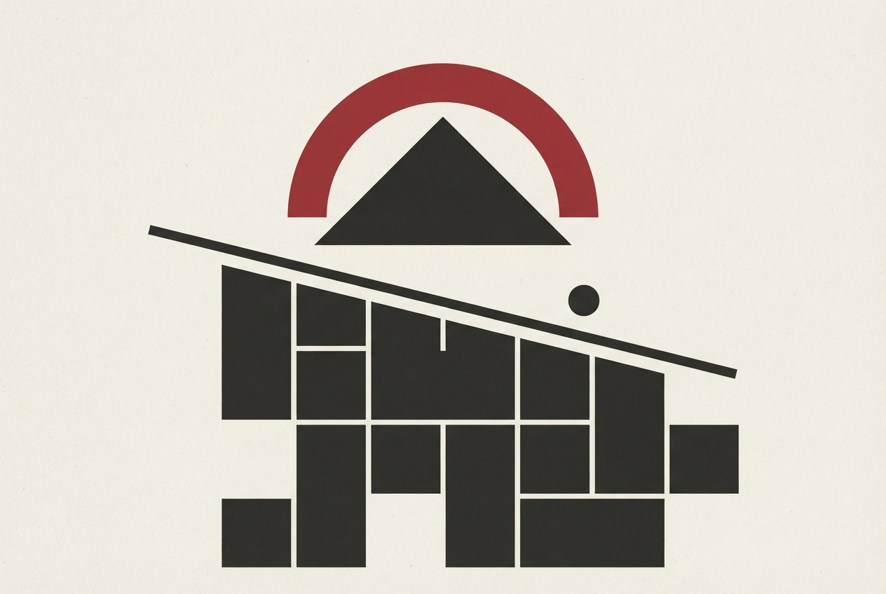 Abstract editorial illustration