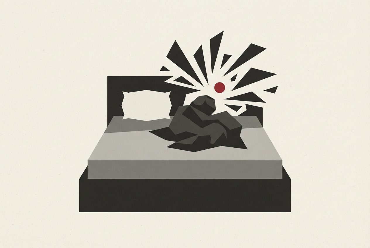 Abstract editorial illustration