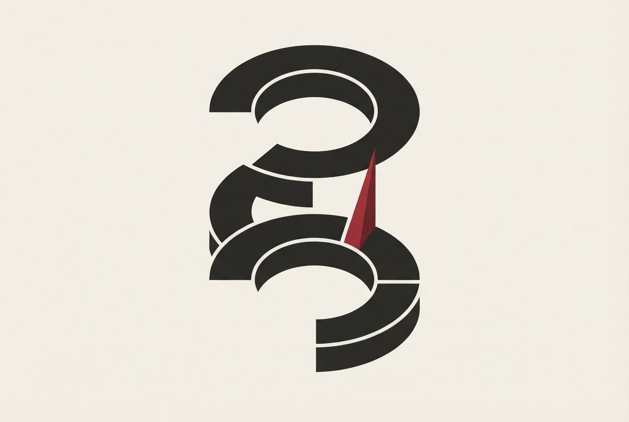 Abstract editorial illustration