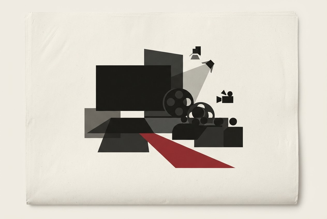 Abstract editorial illustration