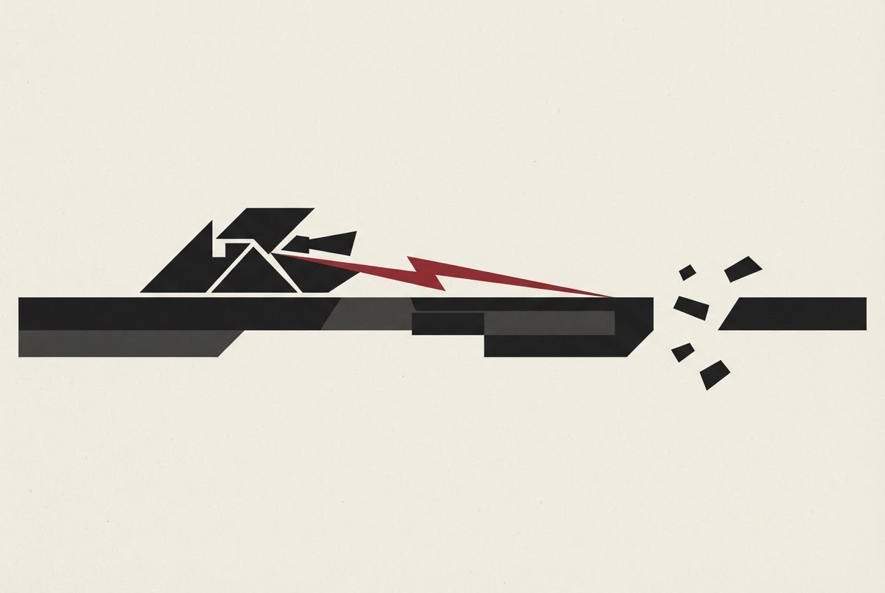 Abstract editorial illustration