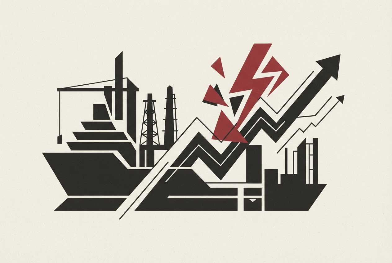 Abstract editorial illustration