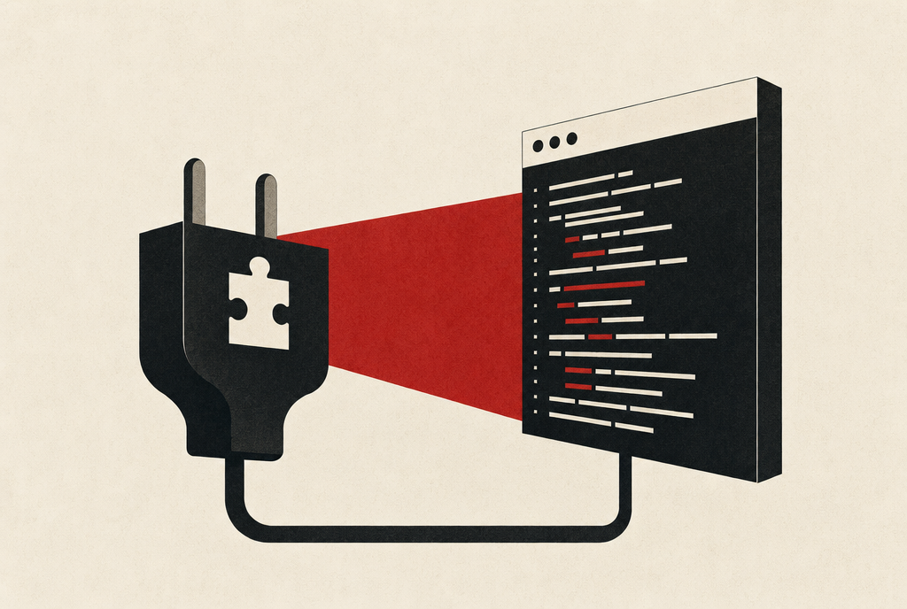 Abstract editorial illustration