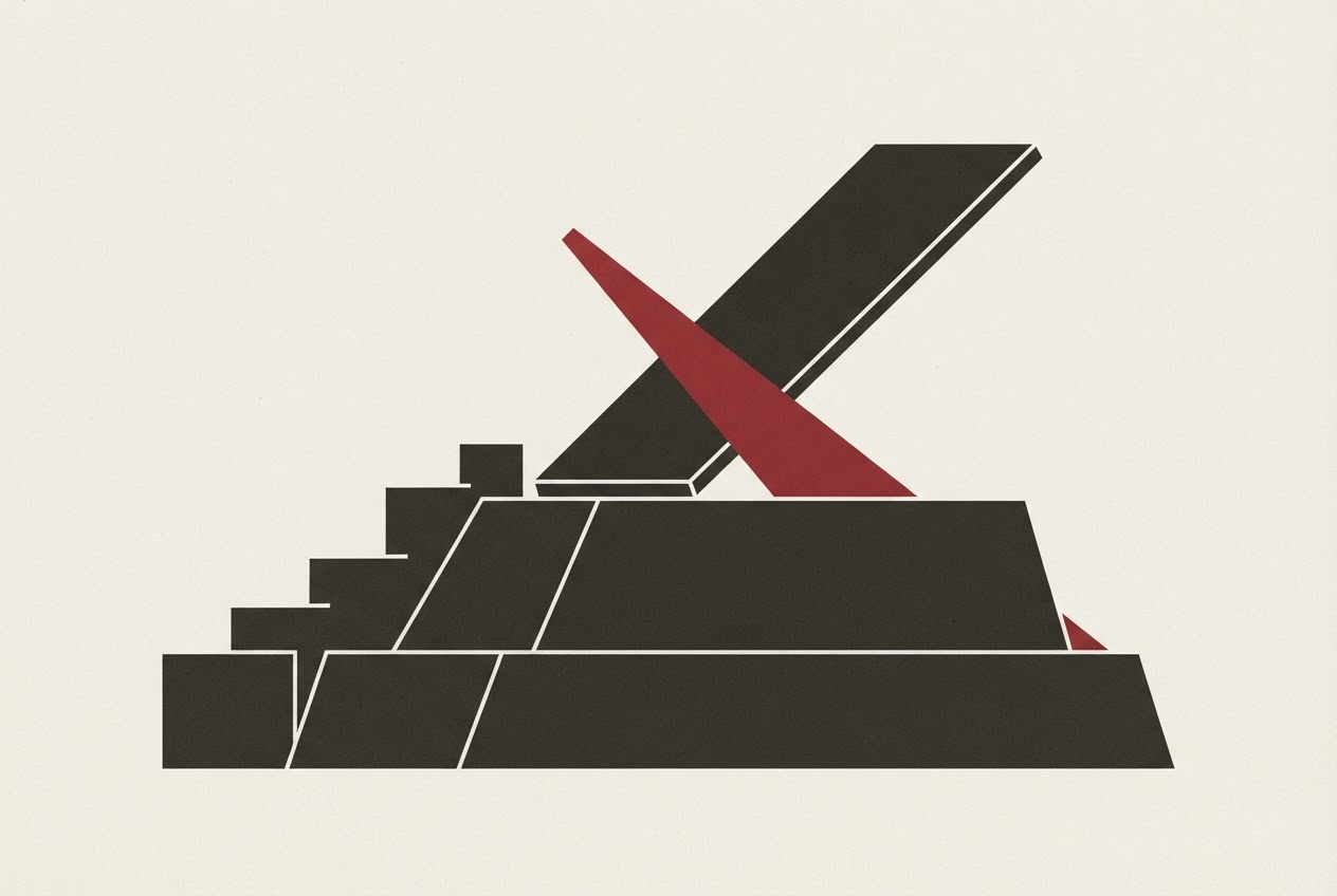 Abstract editorial illustration