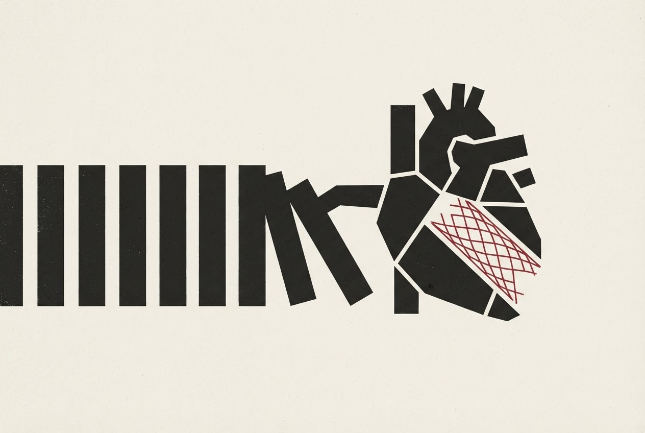 Abstract editorial illustration