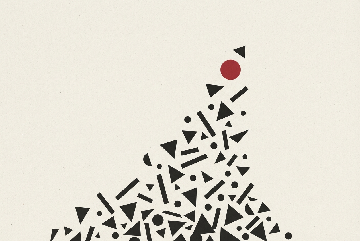 Abstract editorial illustration