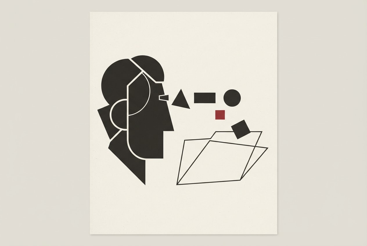 Abstract editorial illustration