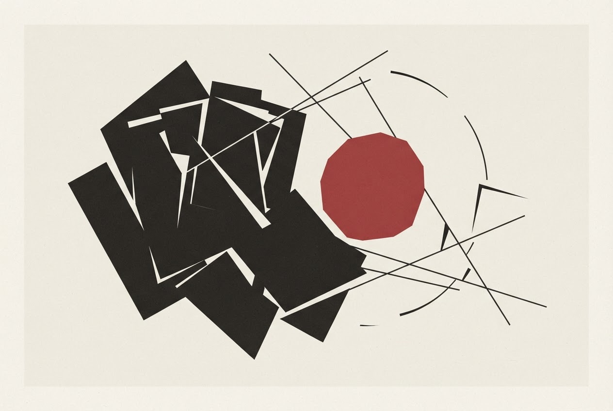 Abstract editorial illustration