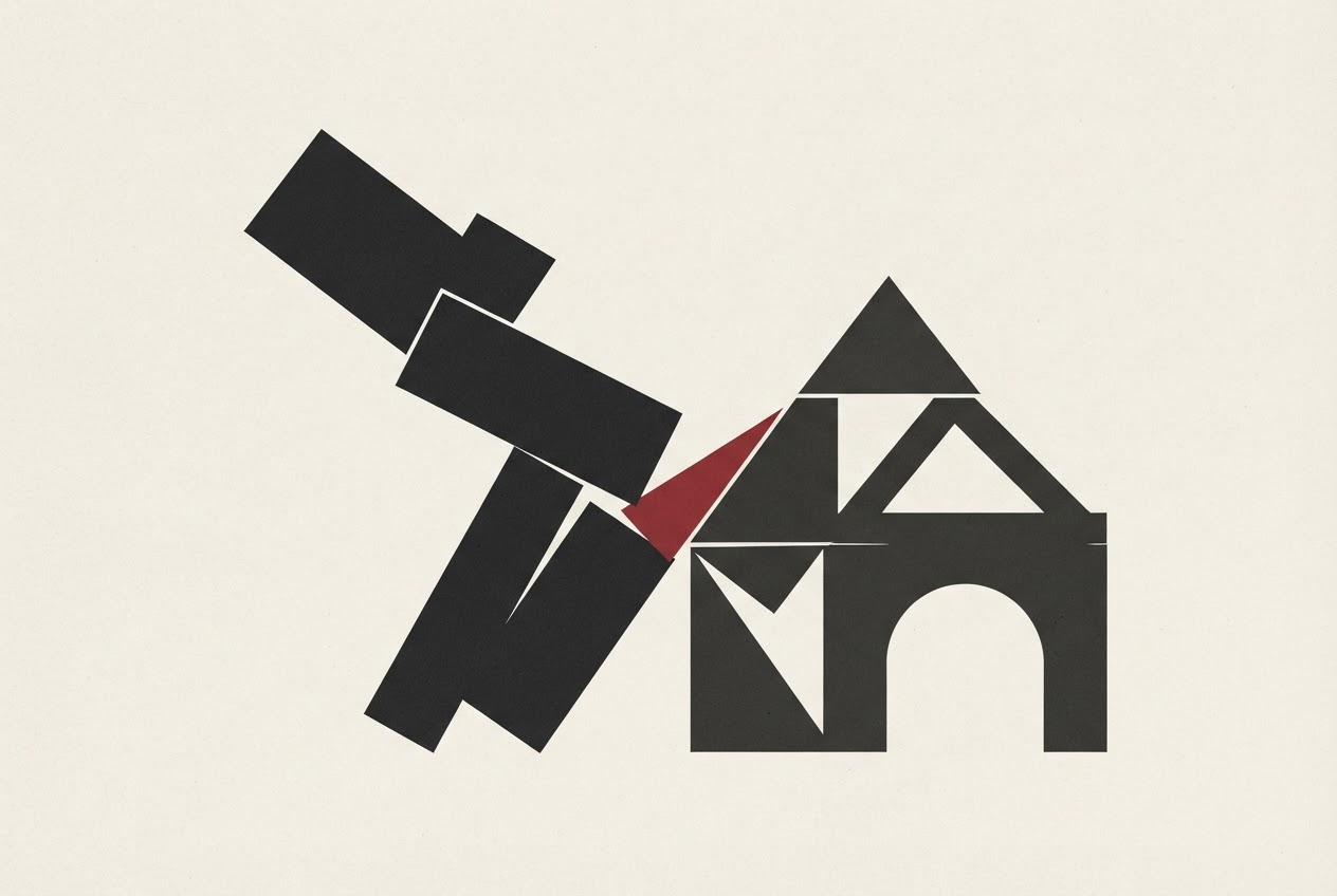 Abstract editorial illustration