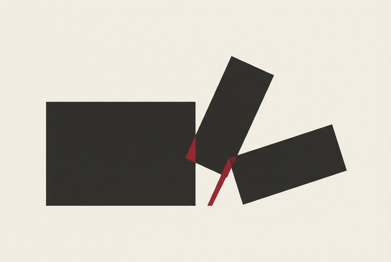 Abstract editorial illustration