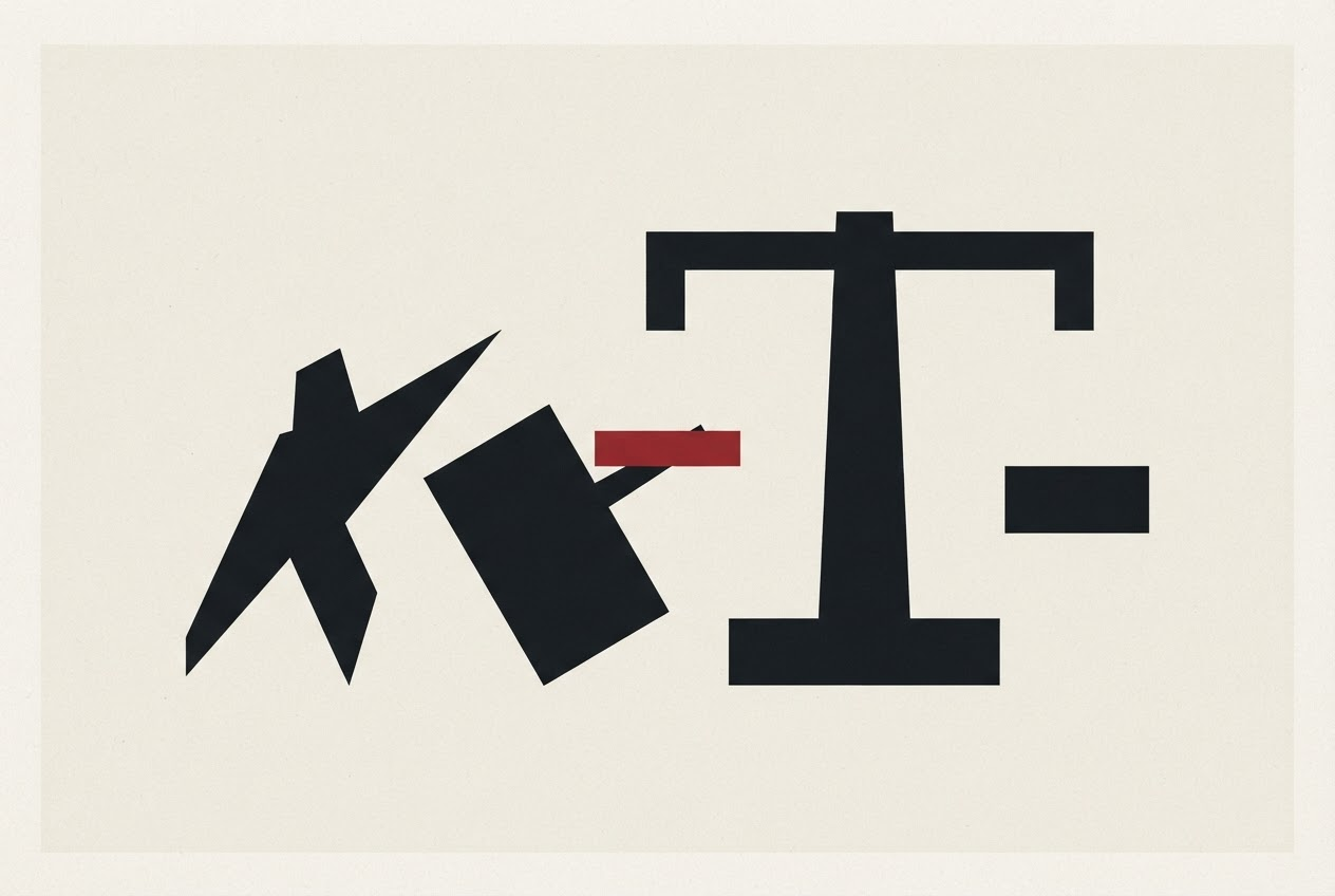 Abstract editorial illustration