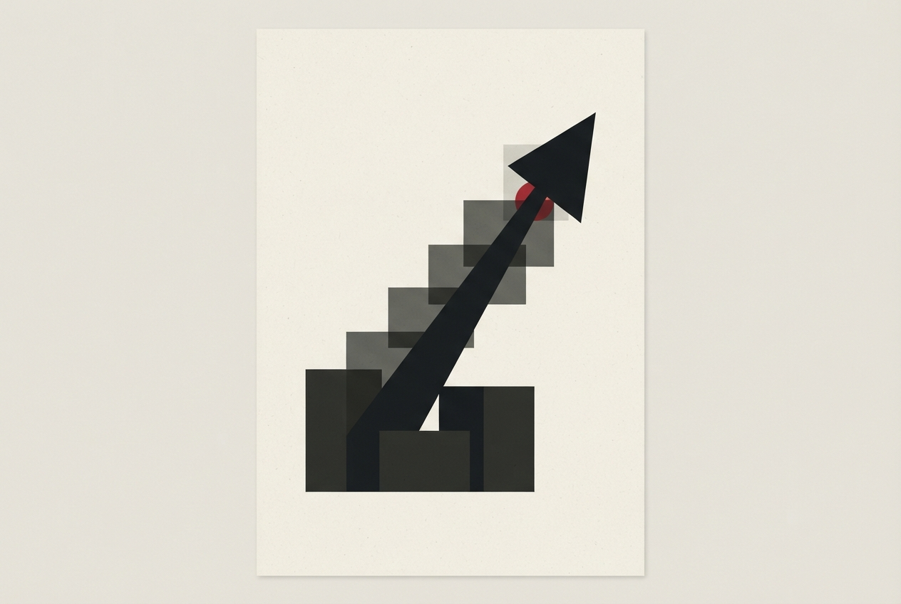 Abstract editorial illustration