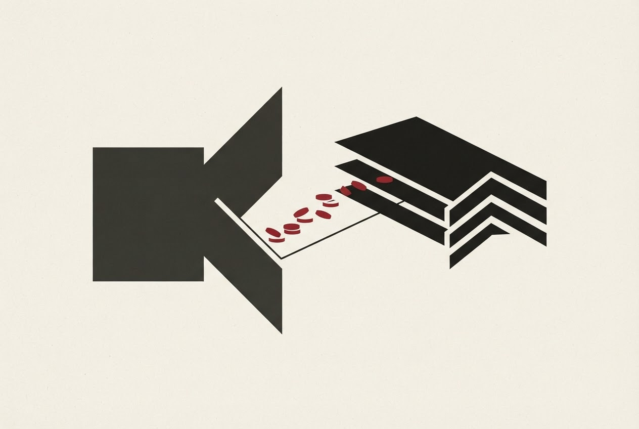 Abstract editorial illustration