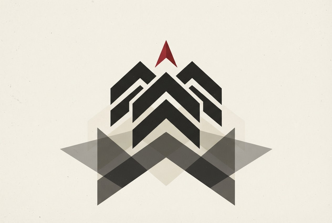 Abstract editorial illustration