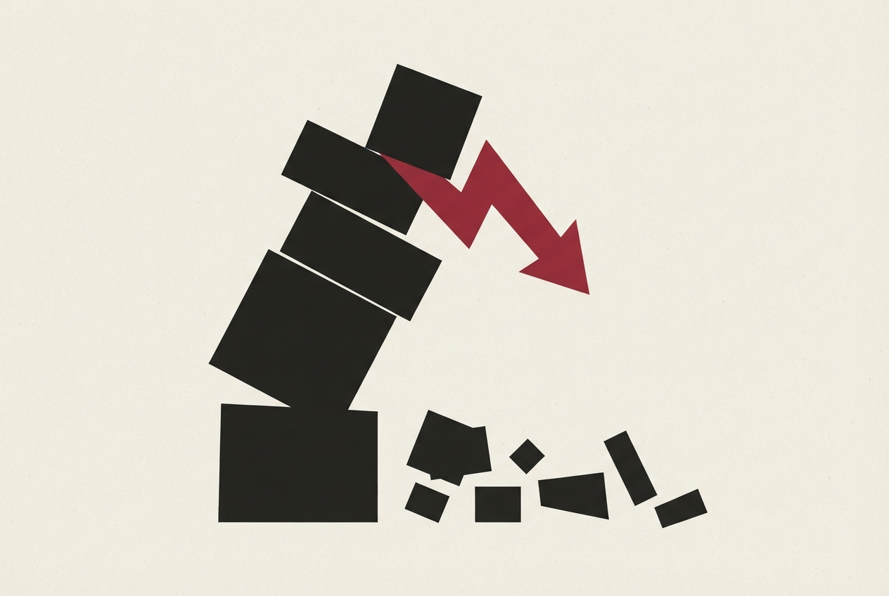 Abstract editorial illustration