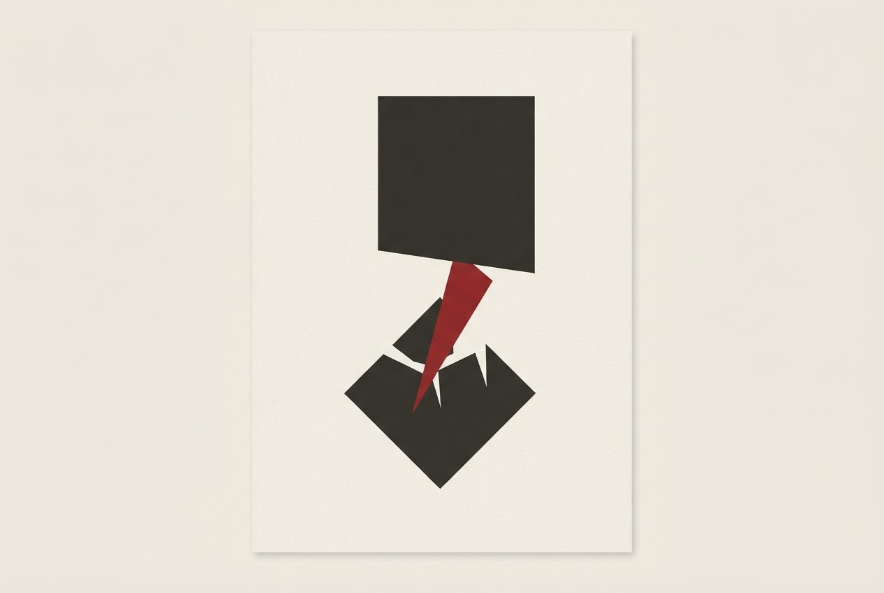 Abstract editorial illustration