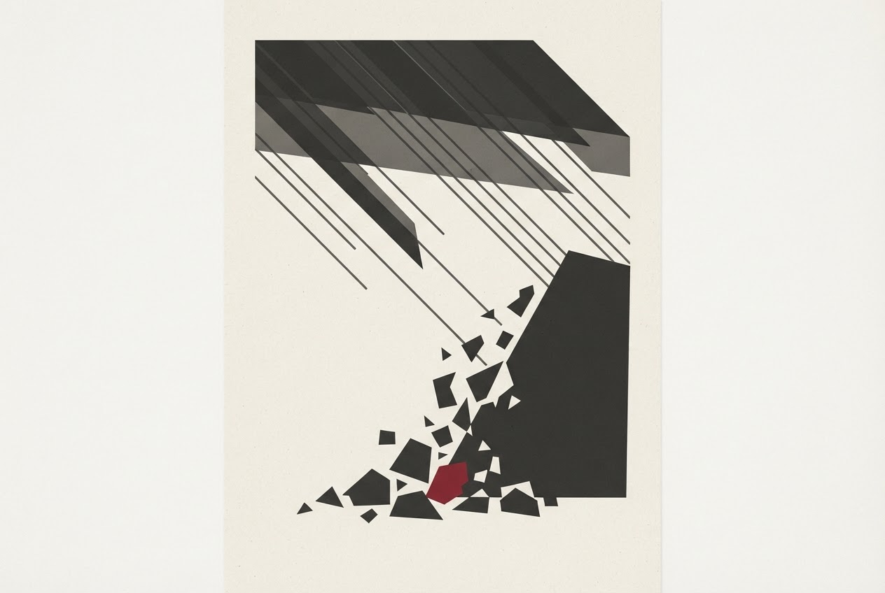 Abstract editorial illustration