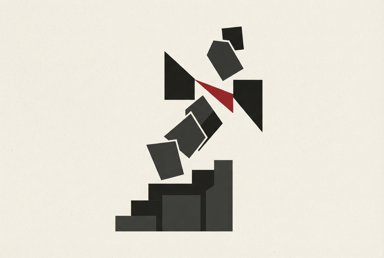 Abstract editorial illustration