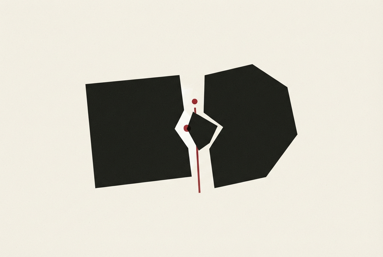 Abstract editorial illustration