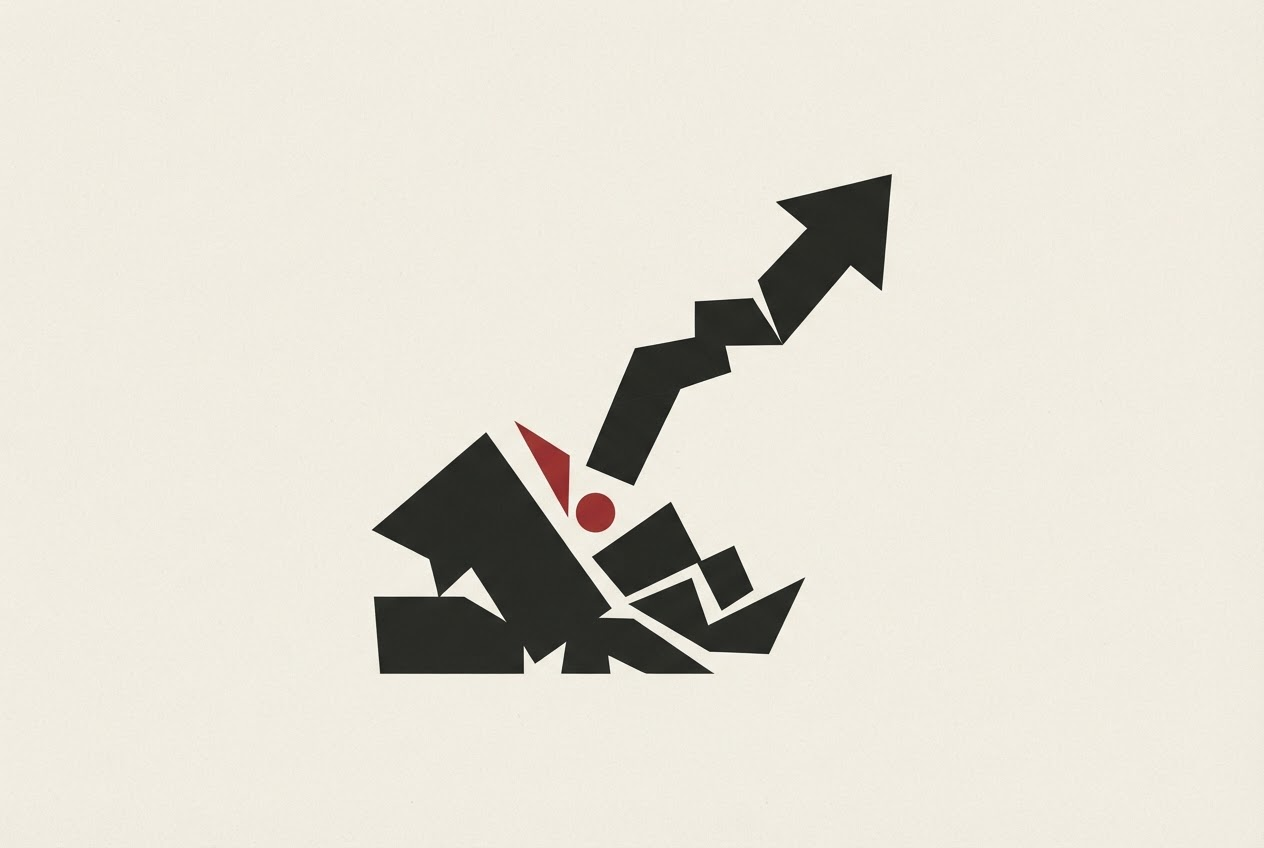 Abstract editorial illustration