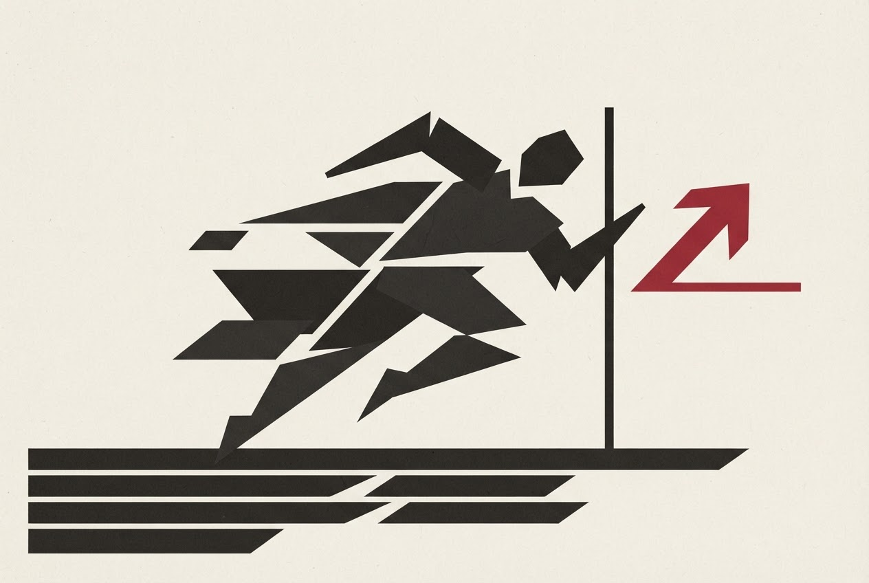 Abstract editorial illustration