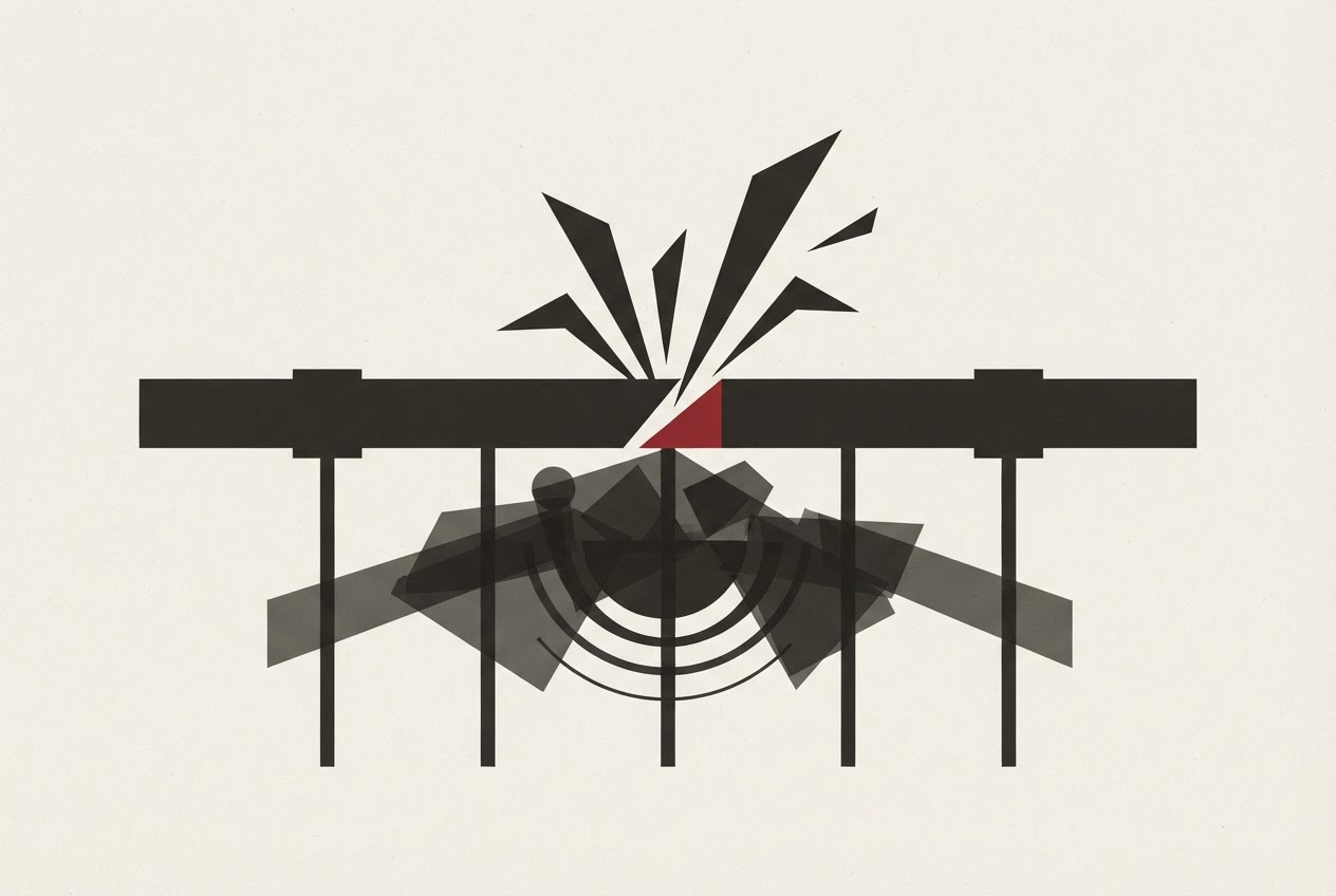 Abstract editorial illustration