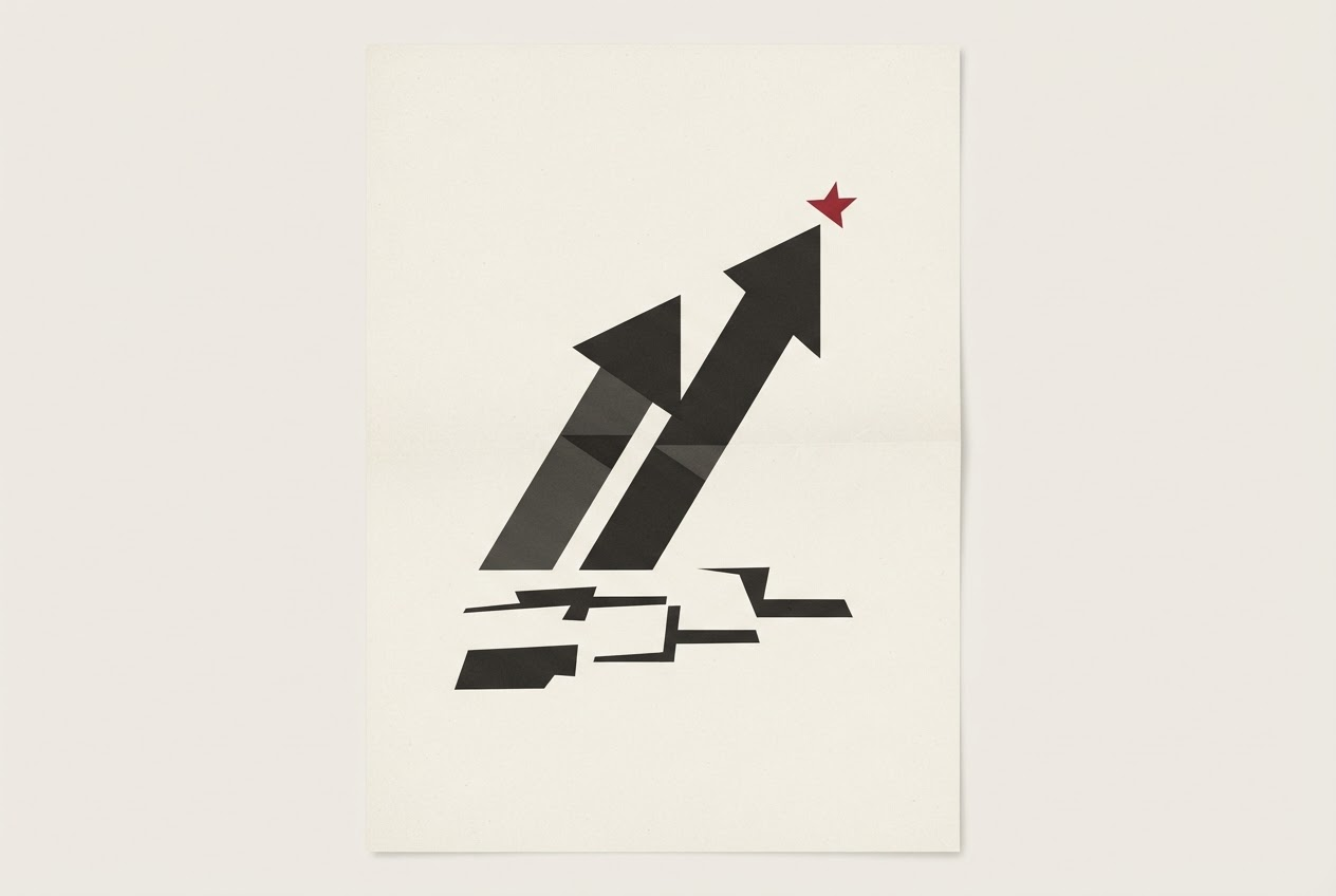 Abstract editorial illustration