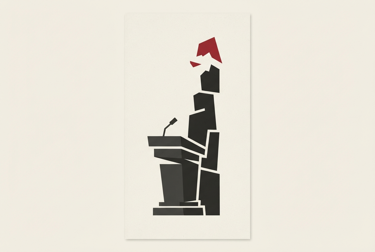 Abstract editorial illustration