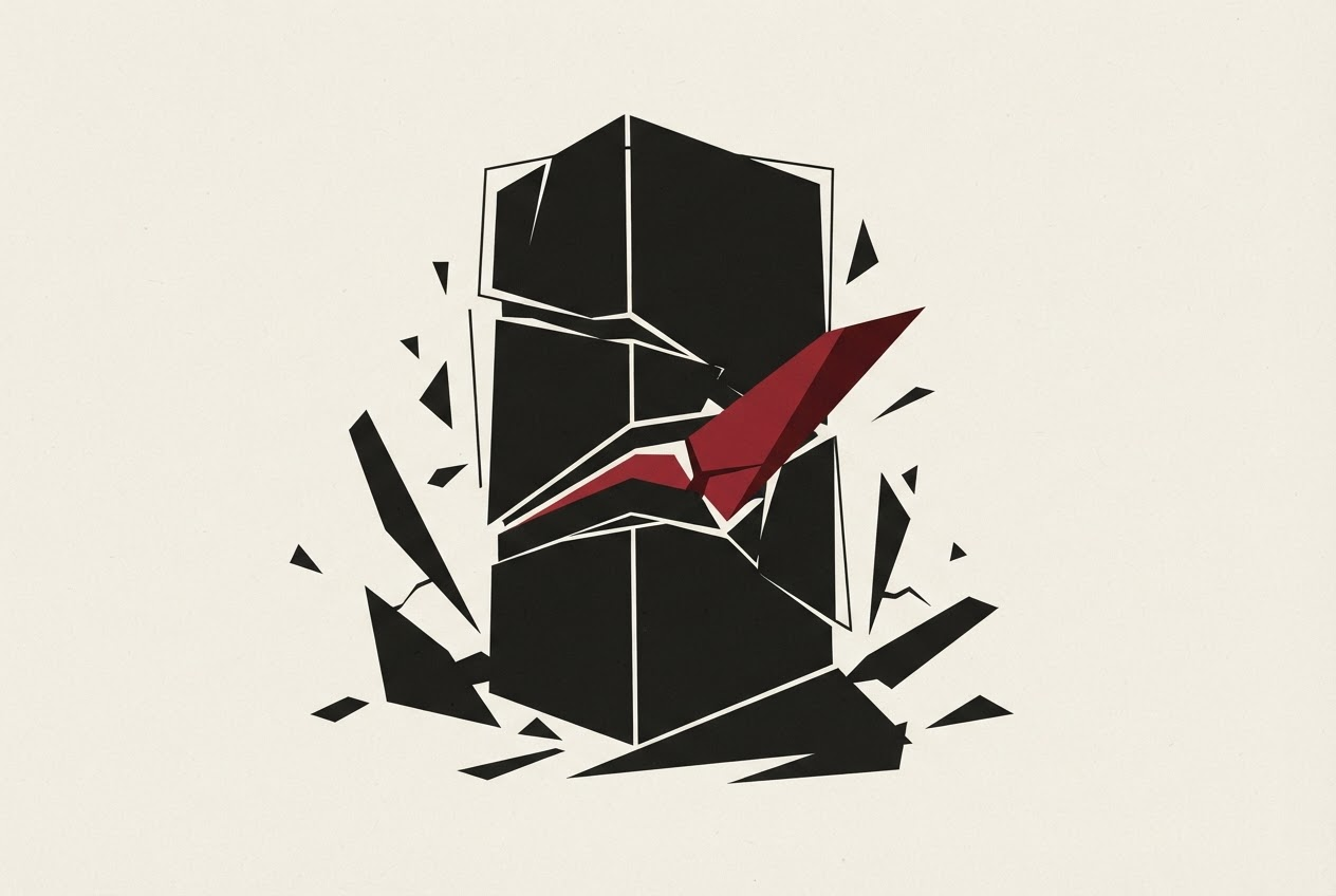 Abstract editorial illustration