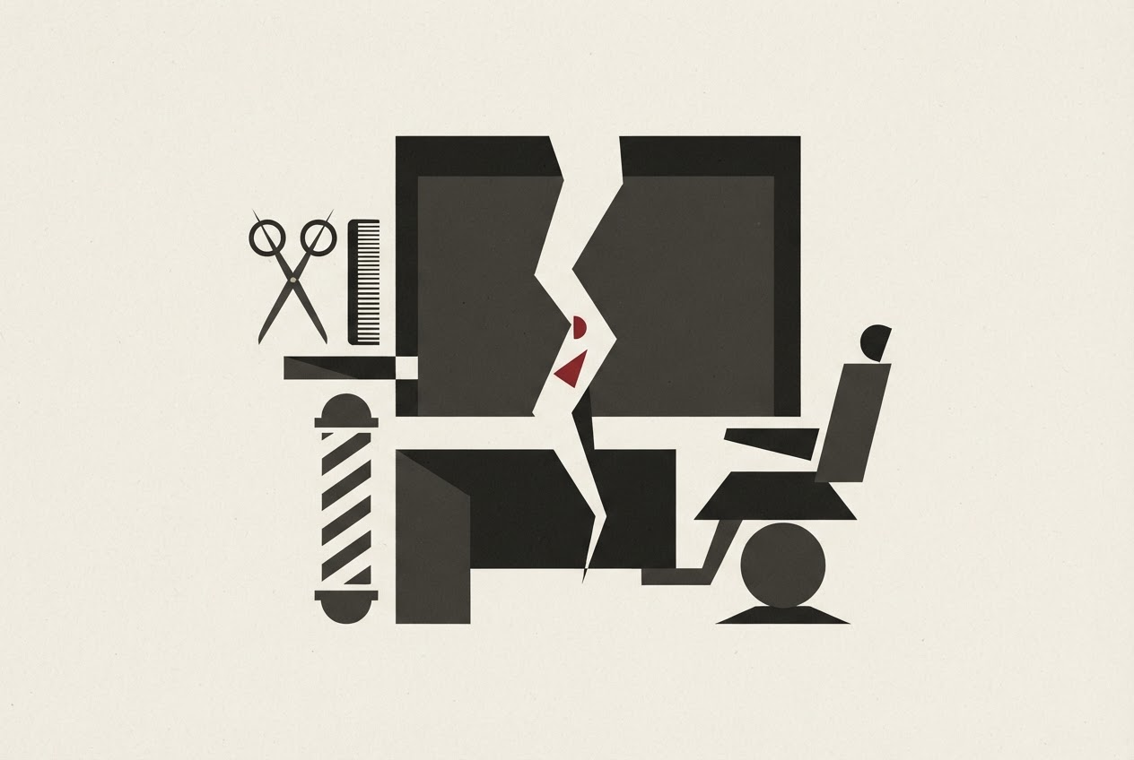 Abstract editorial illustration