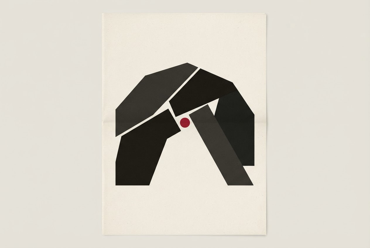 Abstract editorial illustration