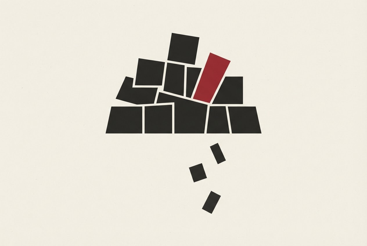 Abstract editorial illustration