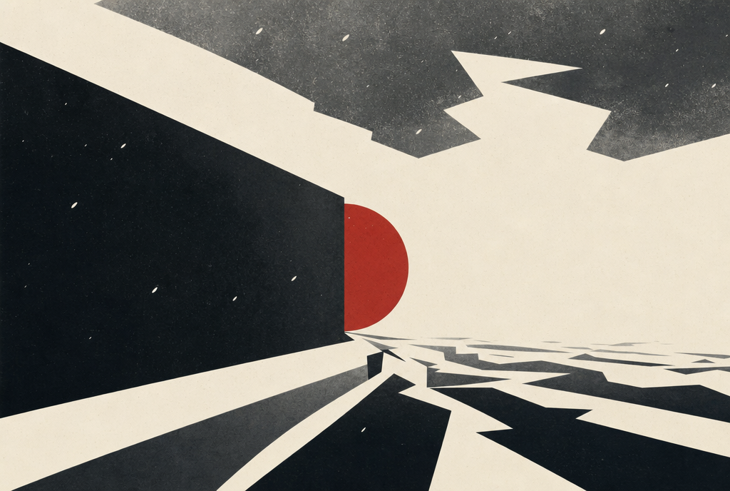 Abstract editorial illustration
