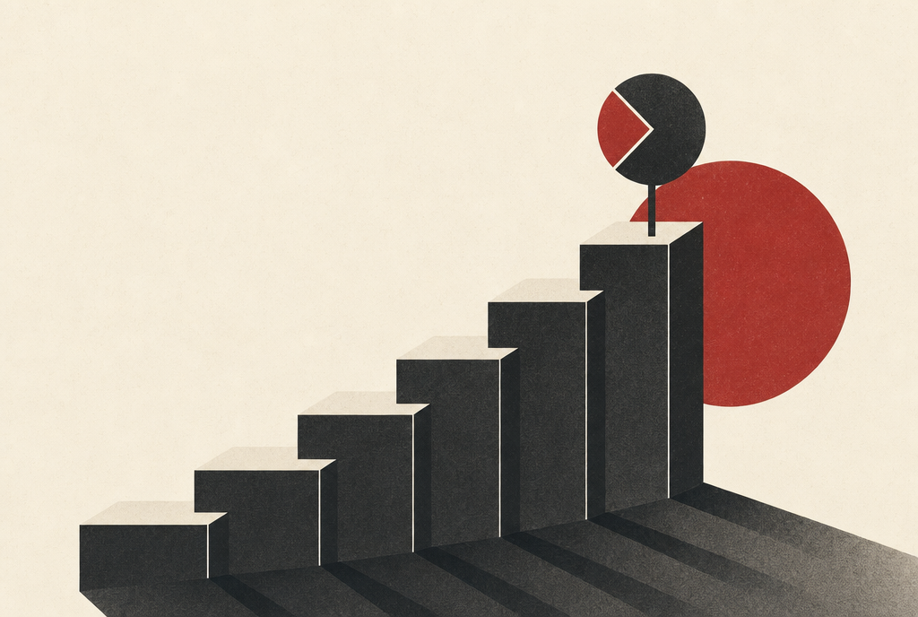 Abstract editorial illustration