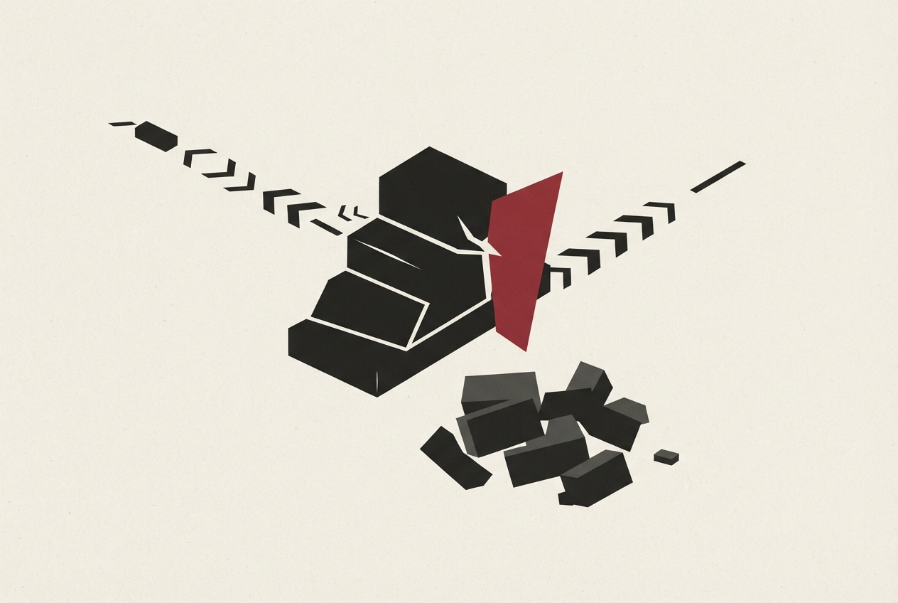 Abstract editorial illustration