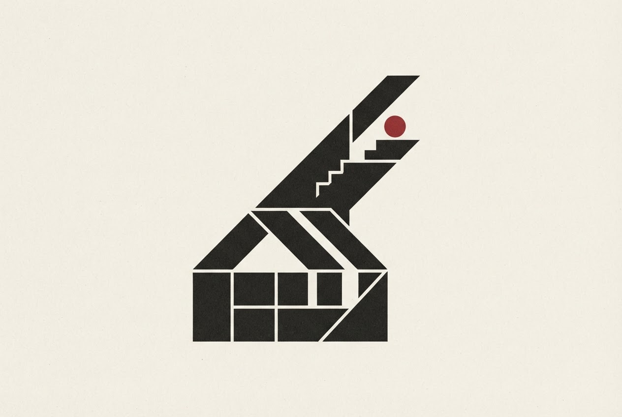 Abstract editorial illustration