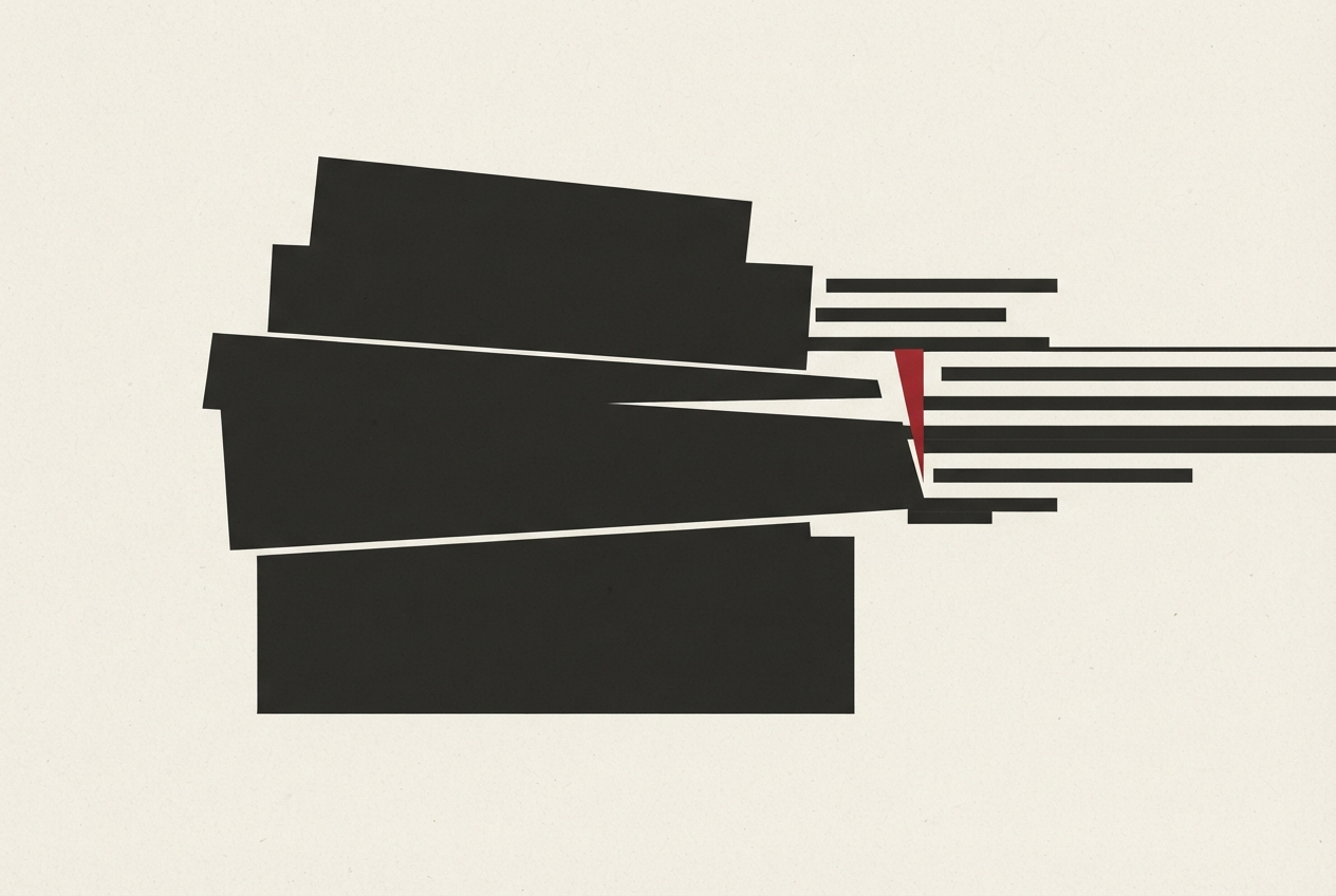 Abstract editorial illustration