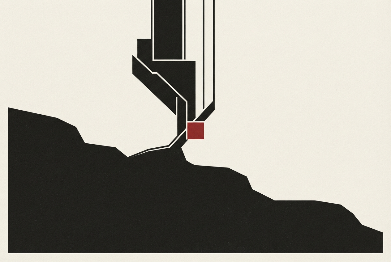 Abstract editorial illustration
