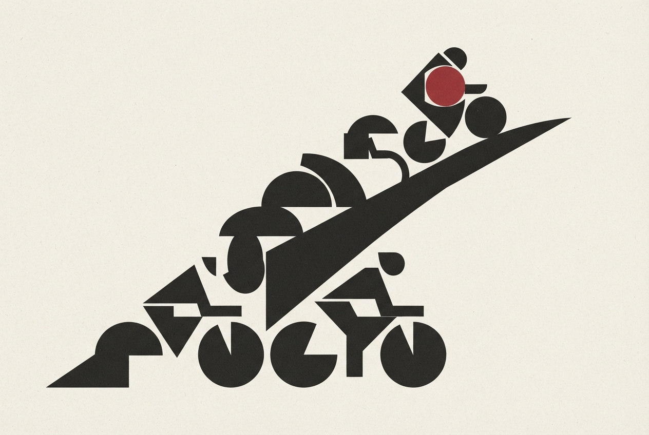 Abstract editorial illustration