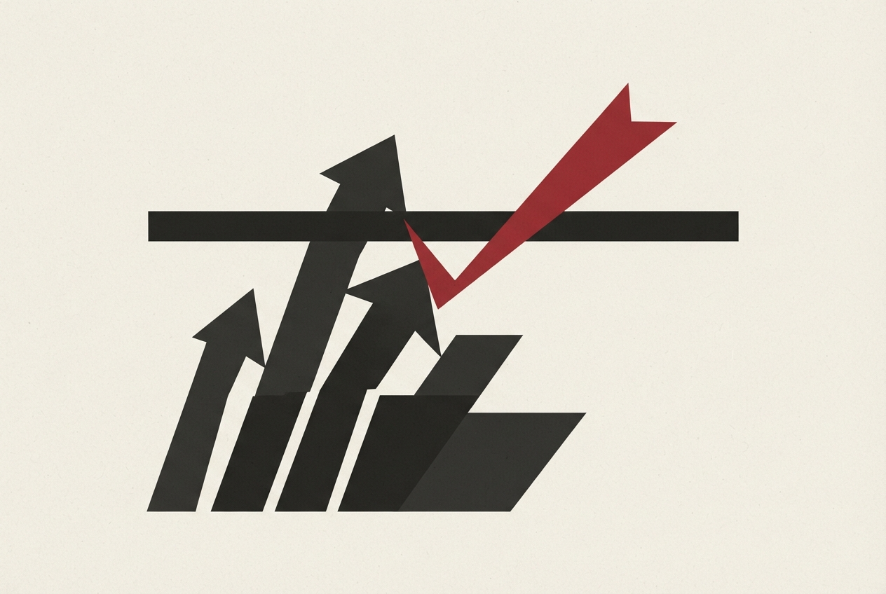 Abstract editorial illustration