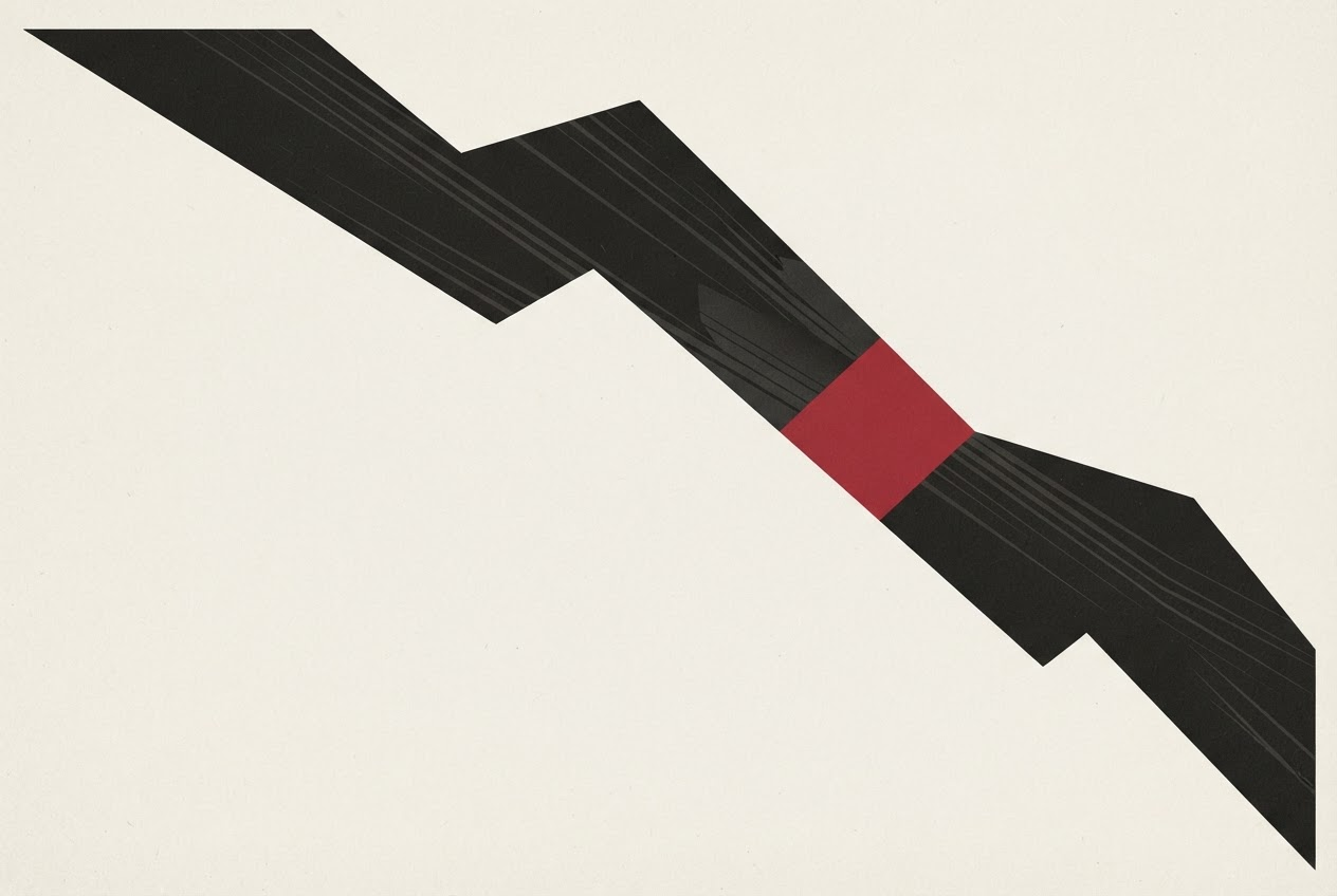 Abstract editorial illustration
